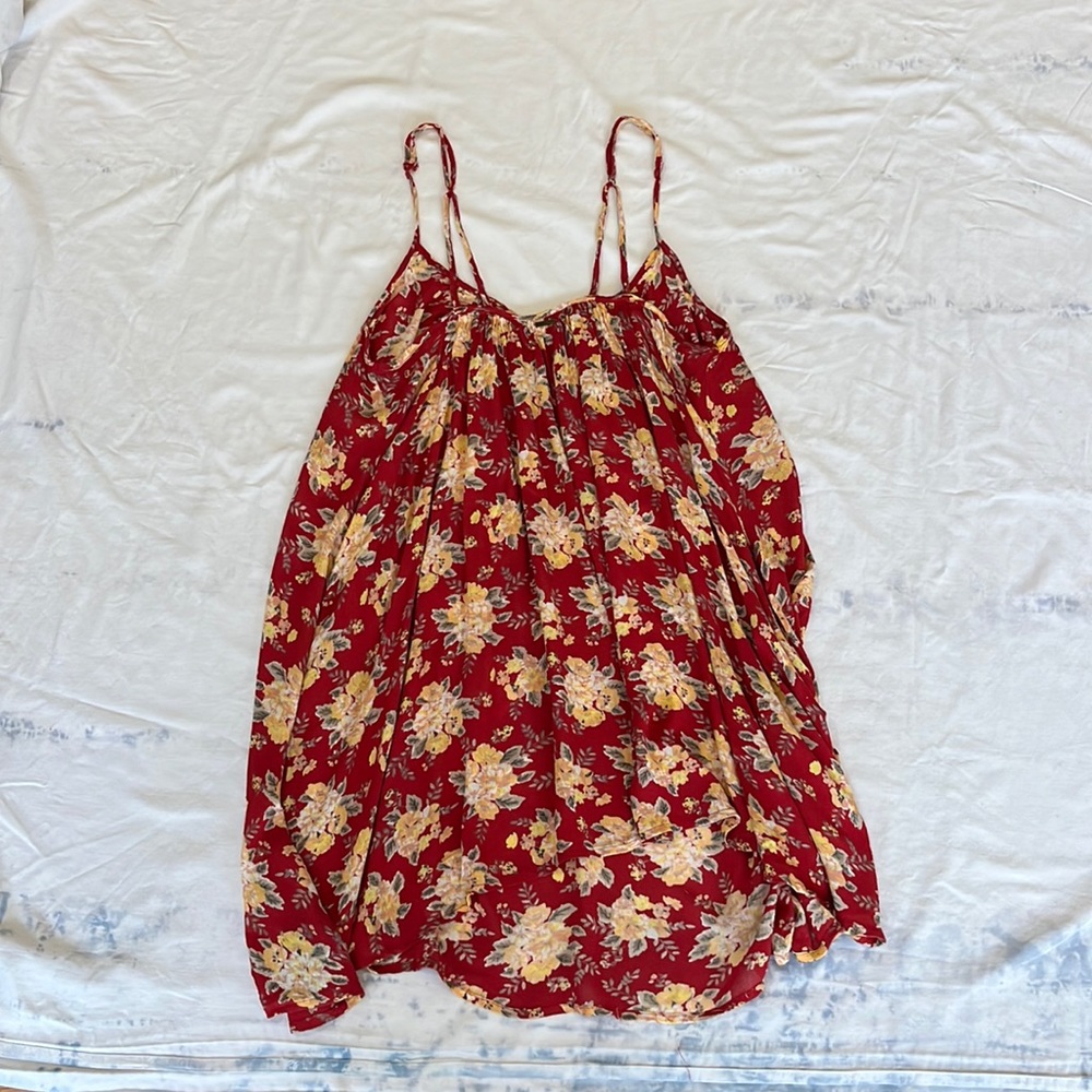Volcom Sz L flowy floral summer dress. Great condition!